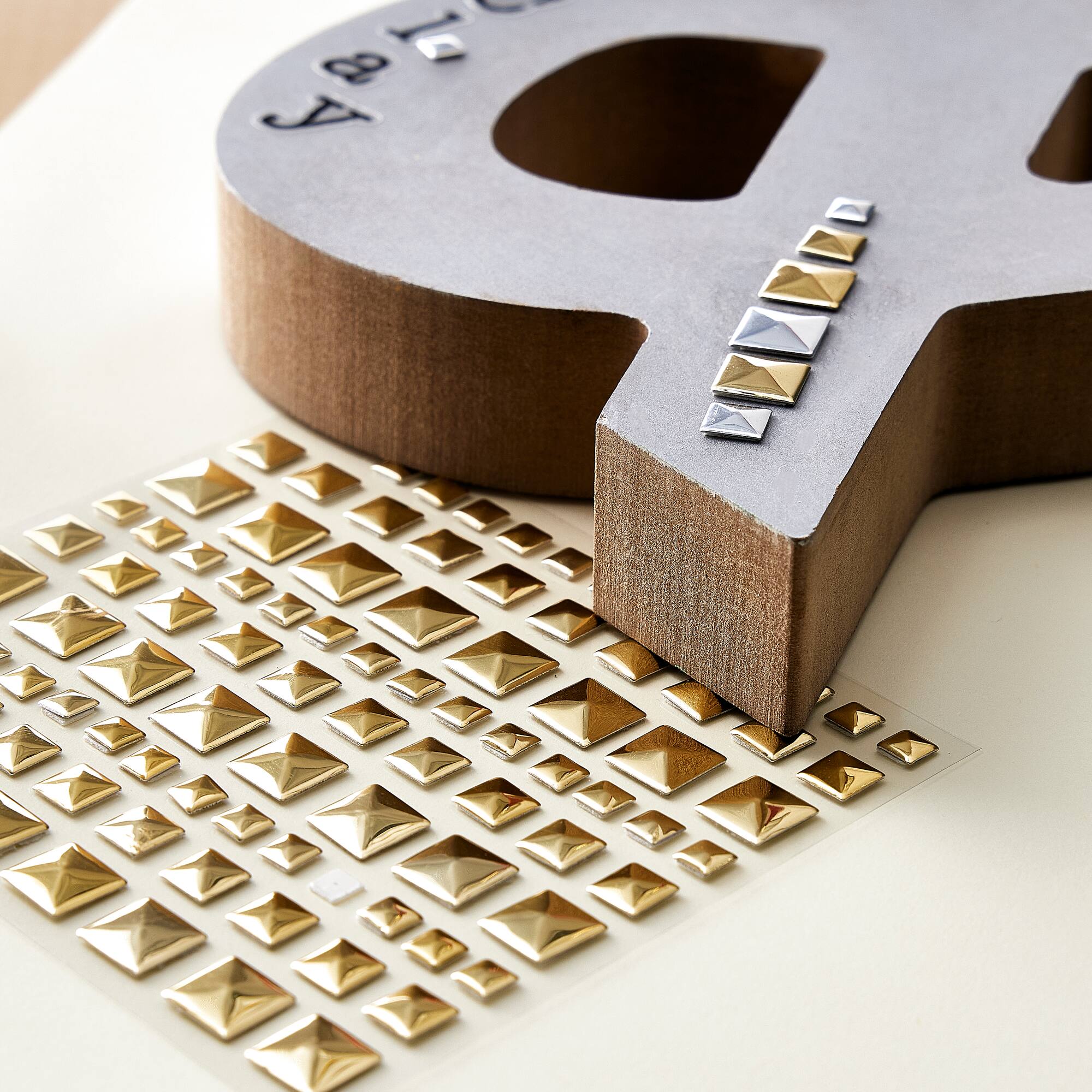 Gold Square Studs By Recollections™